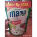 Mama lemon 230ml / Mama lemon 4000-MAMA lemon SABUN CUCI PIRING 4000-MAMA LEMON JERUK NIPIS 4000 / SABUN CUCI PIRING / 230ML-Mama Lemon Sabun Cuci Piring Refill 230ml. 