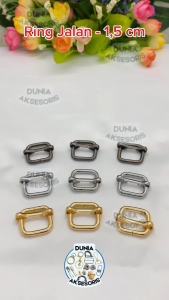 Aksesoris Tas Ring Jalan 15 cm (A) / SRE / Geser - Aksesoris Tas (IMPORT)