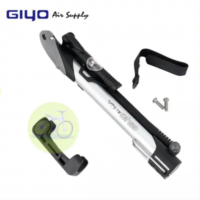 Bơm Xe Đạp Mini Giyo GM-71 Đầu Bum AV/FV 140PSI Gắn Sườn