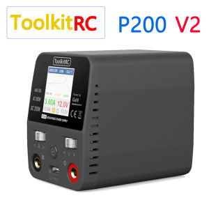 Bộ Nguồn ToolkitRC P200 V2 30V 100W DC200W 10A Bộ Sạc Điều Chỉnh Được Cho Màn Hình Máy Tính Để Bàn Tương Thích Với Đồ Chơi Điều Khiển Từ Xa Và Máy Bay.