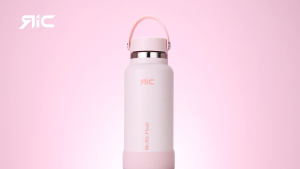Mr Ric 2026 New Hydration Flask Flexible Double Layer Lid 40oz 304 Stainless Vacuum Flask Insulation Tumbler Water Bottle Drinking Container