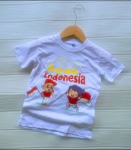 baju anak laki-laki 17 agustus distro terbaru bahan combad 30s usia 1-12 tahun