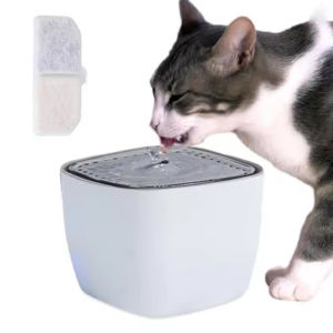 Cat Fountain Anti-Dry Pet Water Fountain 2.5L Dogs WaterSP End Automatic Water Fountain With Intelligent LED Light Ultra Quiet