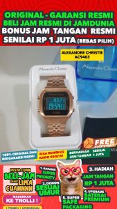 JAM TANGAN ALEXANDRE CHRISTIE WANITA ORIGINAL 9403 AC9403L6 - Women CT - Stainless Steel - Rose Gold - Jamdunia / Jam dunia JD18