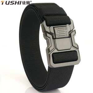 TUSHI Genuine Tactical Belt: A Quick Release Outdoor Belt for Men & Women