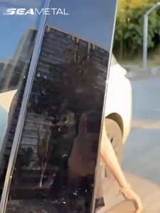 SEAMETAL Car Window Sunshade Car Side Window Insulation Adsorption Curtain Protection Foldable