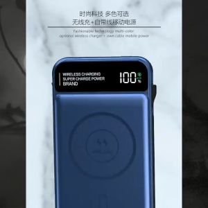 20000mAh Powerbank Wireless Magnetic Charger Power Bank For iPh 14/13/12/11/X/XR/8Plus Smart Phones