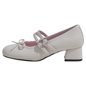 Height-Increasing Chunky Heel Mary Jane Shoes