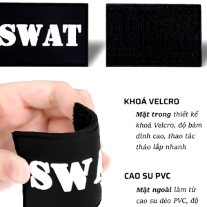 Miếng Dán PVC Velcro Patch – Set 2 Miếng – Trang Trí Balo Áo Khoác Mũ Túi Tactical Cá Tính