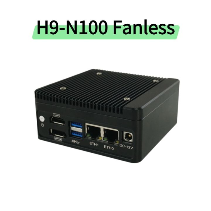 N100 Mini Router SZBOX H9 N100 Pocket Firewall Router 12th Gen Alder Lake Intel N100 ...