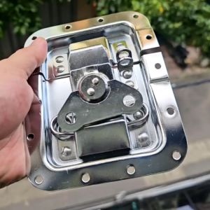 Khoá bướm âm to nhất: 127 X 157MM ( Sắt mạ inox) dùng tủ case tủ âm thanh tủ thiết bị case loa…