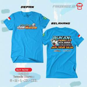 KAOS PASUKAN JAM MALAM NEW ARTIKEL (tebal bahan combed 24s)