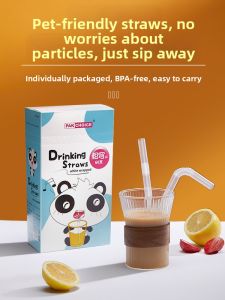 PAKCHOICE | Disposable Separately Packaged Food Grade Mothers and Children Suitable Suction Tube