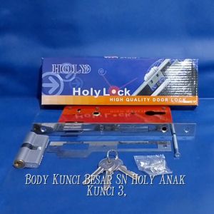 Body Kunci Besar HOLY 7011 CP  dengan  3 Anak Kunci