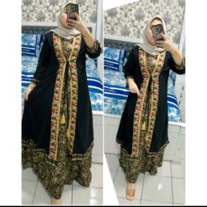 gamis Azzam rompi lepas mix ceruty