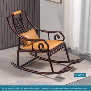 XIANMINGYUAN | Ghế Lắc Gỗ Thư Giãn Cho Người Lớn