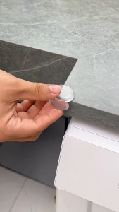 Ốp Góc Bàn Silicon Trong Suốt Hình Tròn Set 4 Cái Miếng Bo Góc Cạnh Bàn Tủ Chống Va Chạm An Toàn Cho Bé