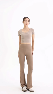 UNINICE Celana Olahraga Melar Panjang Wanita Legging Yoga Pinggang Tinggi Celana Kebugaran Slim Fit