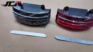 JNYD Motorcycle Tri-Bar LED Rear Tail Brake Fender Tip Light For Harley Touring Street Road Glide 2014-2023