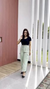 CARGO PANTS CRINKLE AIRFLOW | KULOT CRINKLE CARGO BIG SIZE
