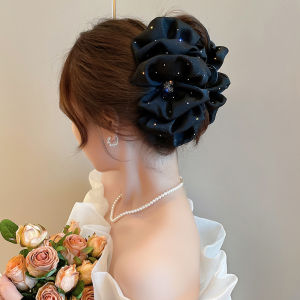 เครื่องประดับผมติดผมไรน์สโตนสำหรับเด็กผู้หญิงติดโบว์ MODE Korea - สำหรับผู้หญิงกิ๊ฟติดผมมีที่แต่งผมสวยหรู - สีล้อม