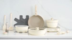 Redchef Nonstick Ceramic Rock Cookware Set Handle Removable 16Pcs No PFAS& PTFE& PFOA Non Stick Pan Suitable for All Stoves