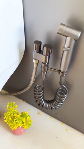 Set Lengkap Jet Shower Kloset - Kran Cabang & Jet Washer untuk Toilet & Closet