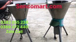 Mẫu Mới Máy Băm Lục Bình  Máy Băm Rau Muống Băm Chuối Cho Gà Vịt ăn Phễu Inox Chống Gỉ