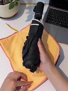1 Piece Waterproof Wet Umbrella Bag Portable Waterproof Oxford Cloth Material Reversible Folding Umbrella Cover with Zipper St