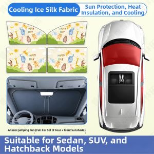 PULINTUOEN | Magnetic Sunscreen and Privacy Car Window Curtain