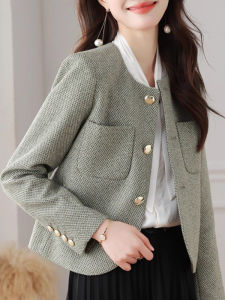 Fashion French Style High-class Tweed Short Jacket