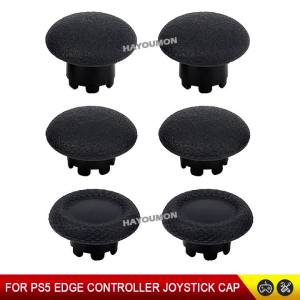 6PCS/Set White Black Replacement Thumbstick for PS5 Edge Controller Analog Stick Joystick Caps for PS5 Edge Handle Gampad Access