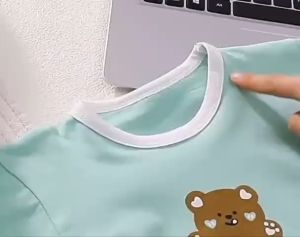 Setelan Baju Pendek Celana Pendek Anak Perempuan Lucu