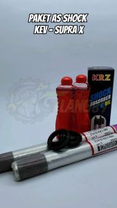 Paket 4 Item Shock Depan Supra X + Oli Shock + Seal Debu + Seal Shock Supra X Supra Fit Astrea Prima