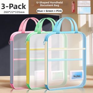 deli | Heavy Duty U-shaped Document Bag Large Opening