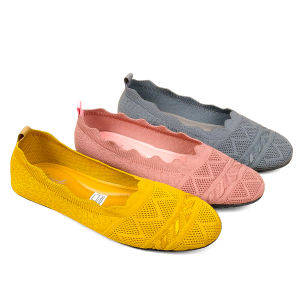 Miracle By Miracle Project - MBMP - Jasmine Series 05 LS - Flat Shoes Sepatu Wanita Bahan Rajut Import Flatshoes