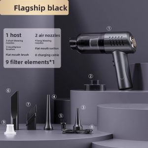 HELLOLEIBOO | Wireless Handheld Window Vacuum Cleaner High Suction Power Mini Car Interior Dust Cleaning Tool Portable Vacuum Cleaner