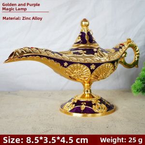 Vintage Luxury Aladdin Tulip Wishing Lamp Decor