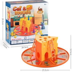 Cat and Mouse- Cake Cheese Board Game Parent-Child Interactive Toys for Kids Boys and Girls Entertainment party game toy for kid