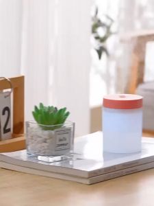 LED Light Air Humidifier Purifier 200ml USB Portable Essential Oil Aromatherapy Diffuser Ultrasonic Freshener Cool Mist Home Office