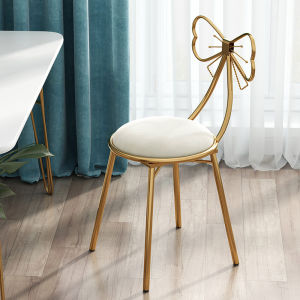 Makeup Chair Girls Bedroom Accessible Luxury Dressing Table Stool Minimalist Modern For Home Backrest Internet Celebrity Ins Nail Scrubbing Chair
