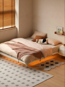 WEISHA | Creamy Suspended Double Bed