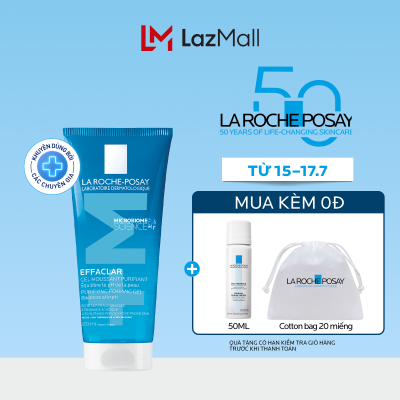 Gel rửa mặt cho da dầu nhạy cảm La Roche-Posay Effaclar Foaming Gel 200ml