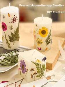 Thanksgiving Day Handmade Aromatherapy Candle DIY Material Kit Embossed Candle Team Building Salon Activity Ornaments