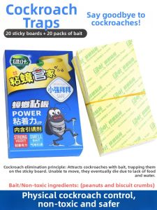 RIHESHENGTANG | Powerful Non-Toxic Cockroach Adhesive Trap