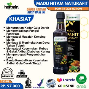 Madu Hitam Pahit Naturafit Asli Herbal Obat Diabetes Naturafit Atasi Kencing Manis Ampuh
