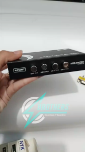 USB Switch Manual Printer 4 Port / Data Switcher 1-4 USB Printer NYK