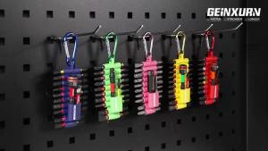 Geinxurn Ultra Torque Bit Set with SL/PH/TORX/SQ/PZ Nut Driver Socket Hex Impact Driver Bit Set for Power Drill