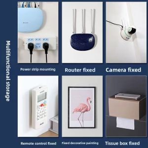 Strong Adhesive Hook Sticky Pad No Drilling Traceless Suction Cup Adhesive Storage Rack Hook Auxiliary Adhesive Claw Back Glue