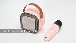Loa Bluetooth Di Động Dễ Thương Loa Karaoke Mini Có Micro Không Dây Có Tay Cầm - Có Nhiều Màu